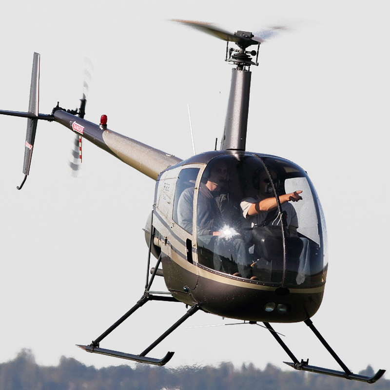 Initiation flight Robinson R22 - 60 min package CADEAUBON - Fly